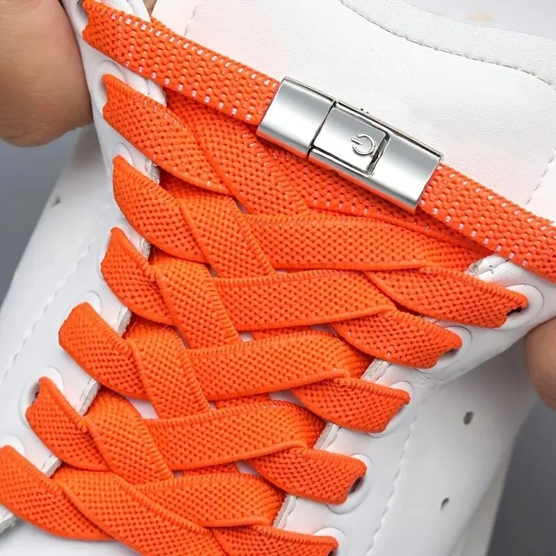 New Lightweight Button Switch Buckle Tie-Free Shoelaces For Adults