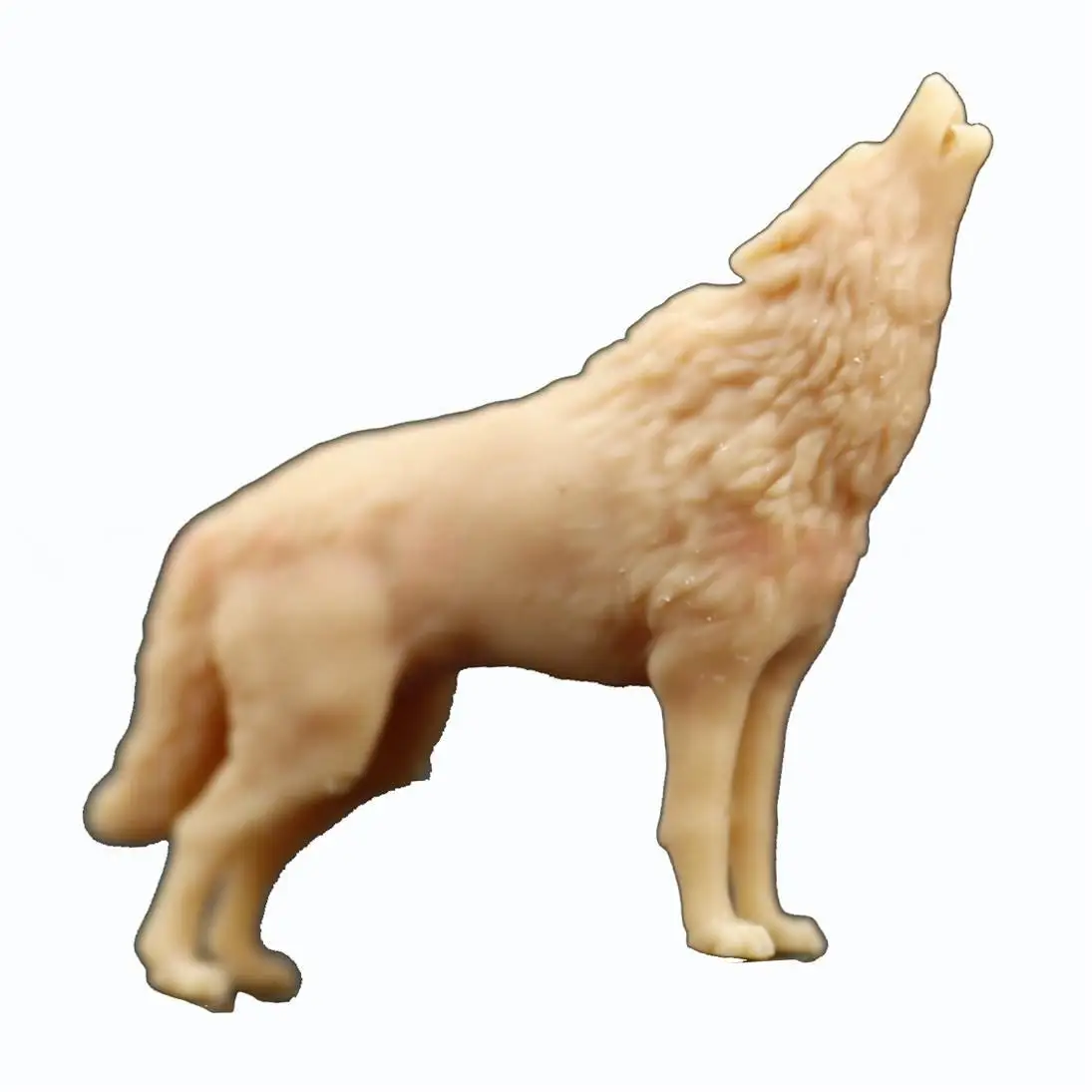1/87 1/64 1/43  Coyote Wolf Miniature Figure Model Props Creative Photography Display Collection Decoration