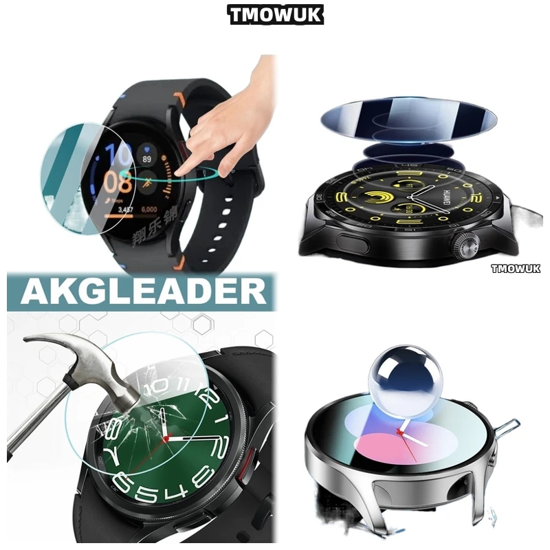 

For Samsung Galaxy Watch6 Classic 40mm Watch7 Ultra FE 47 44 43mm Tempered Glass Screen Protector Anti-Scratch & Anti-Smudge
