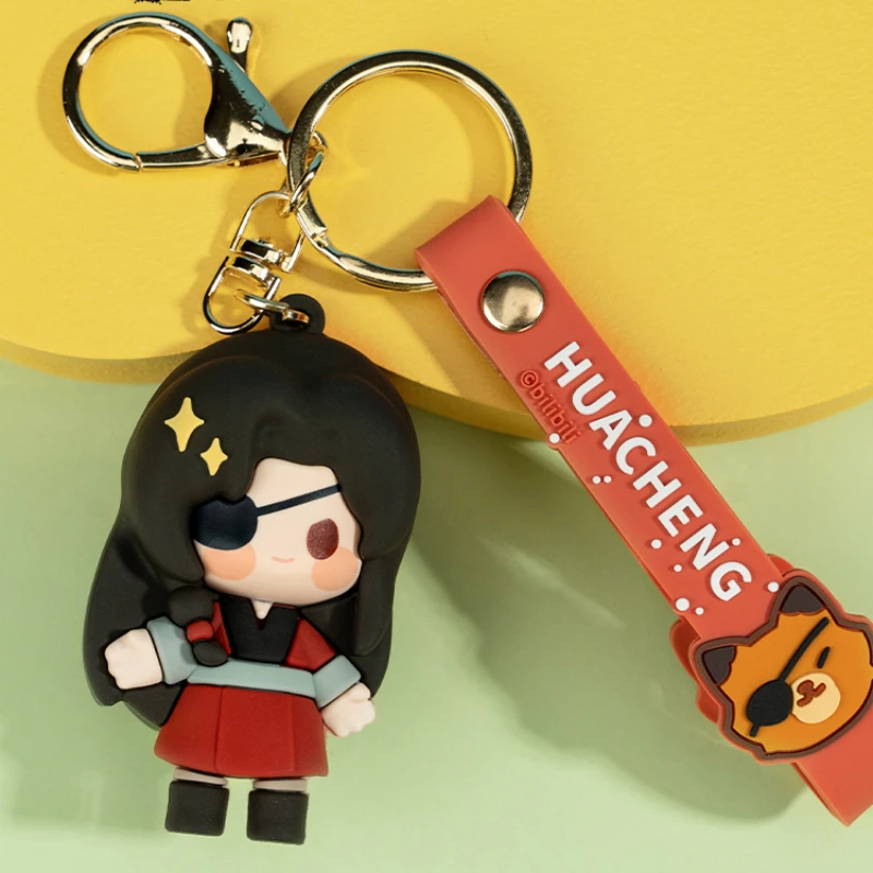 Anime Figuur Tian Guan Ci Fu Tgcf Xie Lian Hua Cheng Bl Zachte Lijm Sleutelhanger Telefoon Sleutelhanger Auto Rugzak Hanger Schattig Cosplay Cadeau