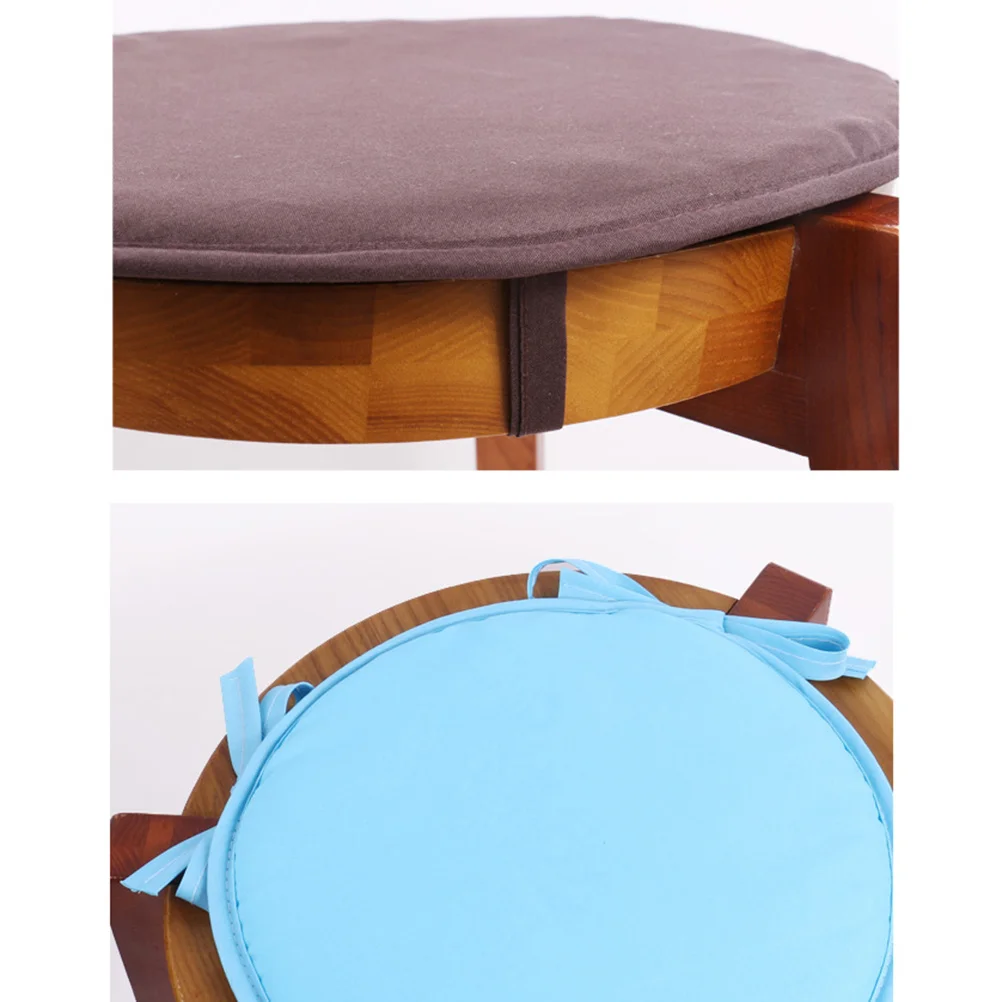 

1pc Round Seat Cushion: Soft Sponge Chair Pads For Dining Room Stool Car Outdoor Home Office Restaurant Hotel Decor, Seat