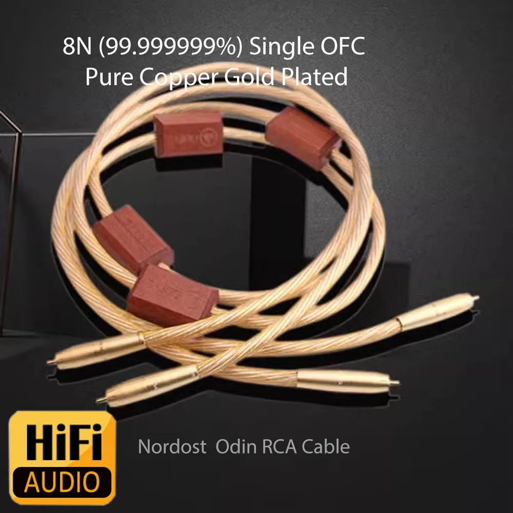 

Nordost Odin 2 Gold RCA Audio Cable Reference interconnects RCA cable Audiophile for amplifier CD