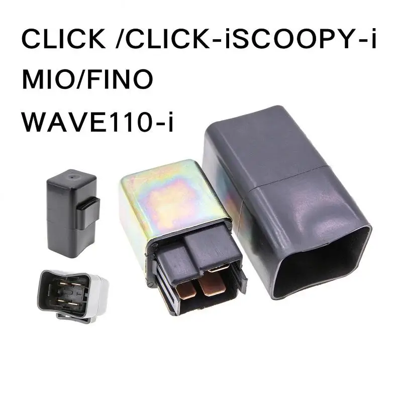 Genuine Replacement Original Starter Relay Stable Performance for WAVE110/125 CLICK CLICK-i SCOOPY-i MIO FINO Motorbikes