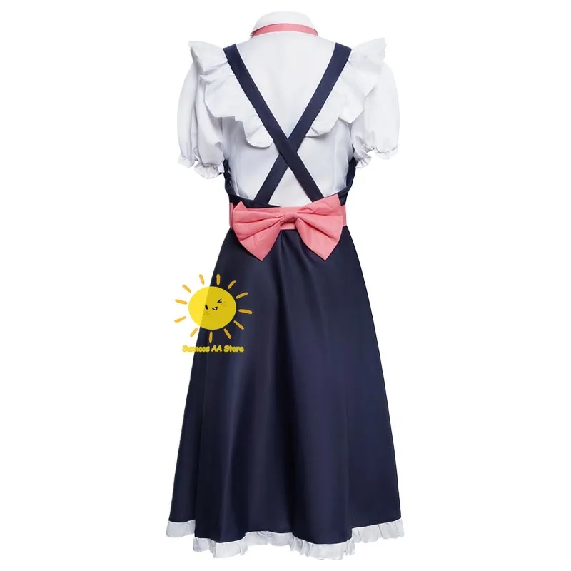 أزياء أنيمي ملكة جمال كوباياشي التنين خادمة تأثيري توهرو تأثيري فستان قميص حزام توهرو دعوى هالوين كرنفال كوس النساء البالغات