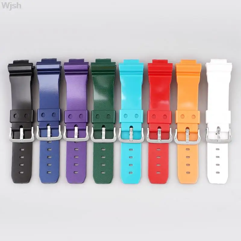 16mm TPU Watch Strap for Casio G-SHOCK GA-2100 DW5600 DW-6900 GW-M5610 Band Waterproof Resin Silicone Wrist Bracelet Accessories