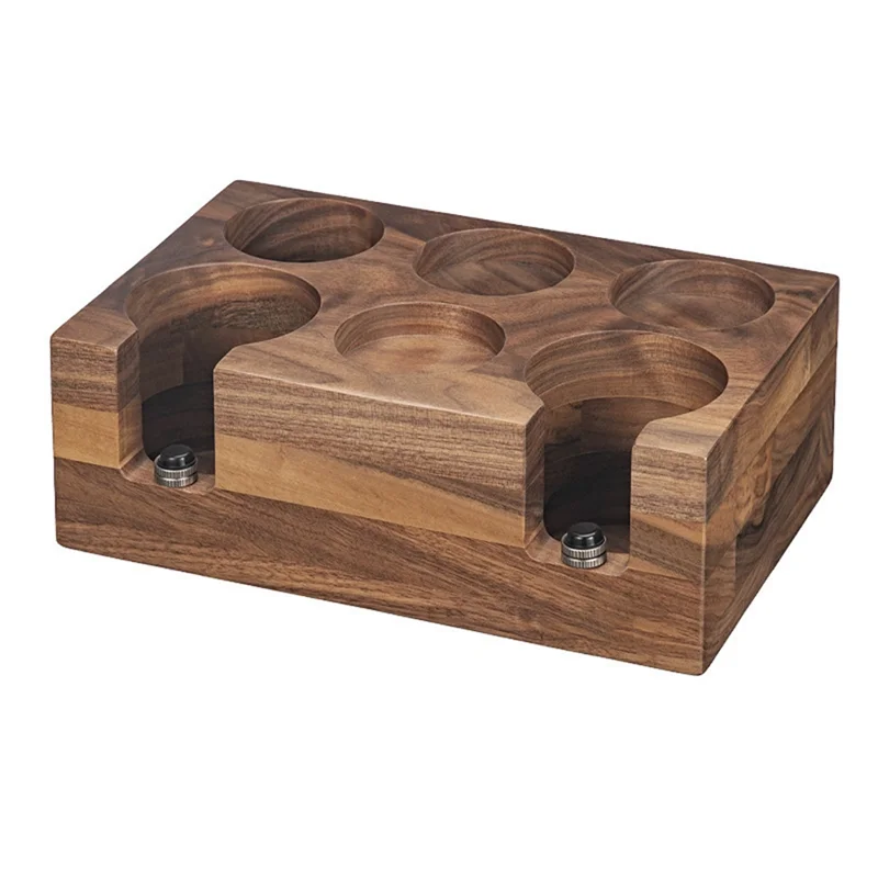 

ABMR-51/53Mm Walnut Wood Espresso Tamper Mat Coffee Maker Support Base Coffee Machine Accessories