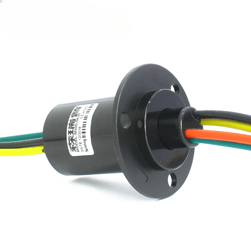 High current power collector ring conductive slip ring 4-way 30A brush 2-wire 60A induction cooker dining table rotation