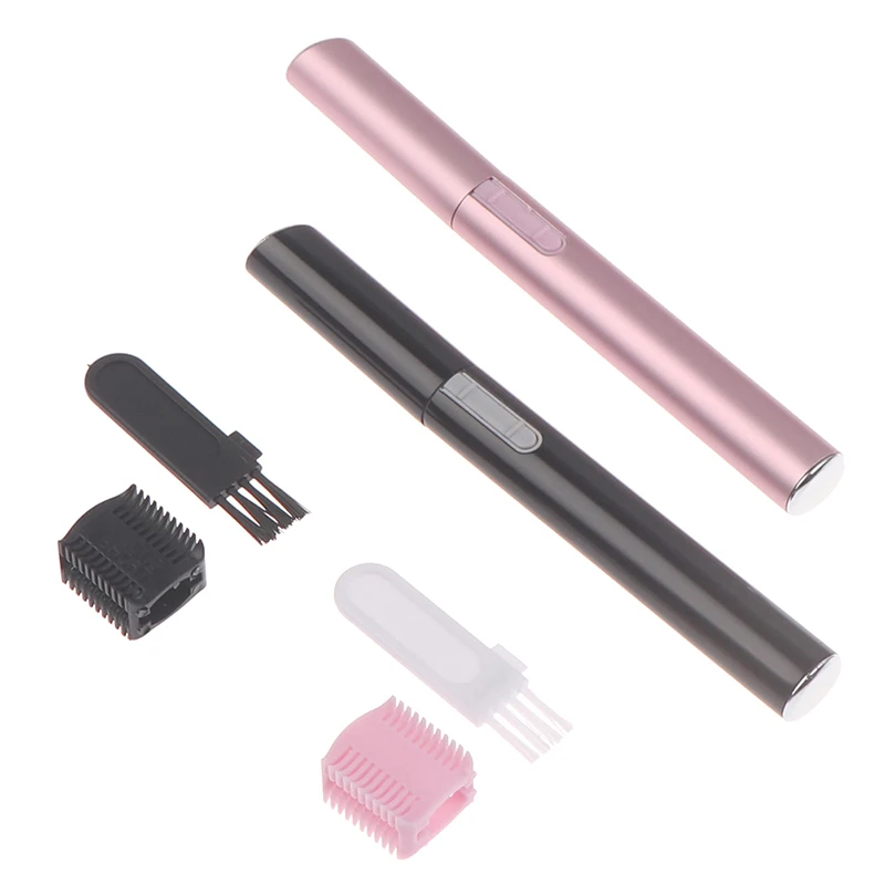 Electric Face Eyebrow Scissors Hair Trimmer Mini Portable Women Body Shaver view 3