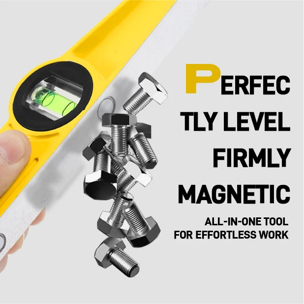 225 مللي متر/245 مللي متر عالية الدقة مستوى الكحول فقاعات تور بيدو مستوى الكحول التوازن حاكم حاكم مغناطيسي أدوات قياس