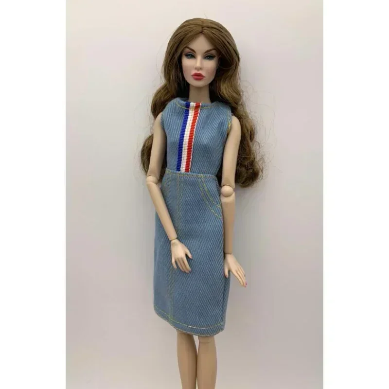 New styles good quality Toy dress doll jeans dress  clothes  accessories for 1:6 BB dolls BBI200824