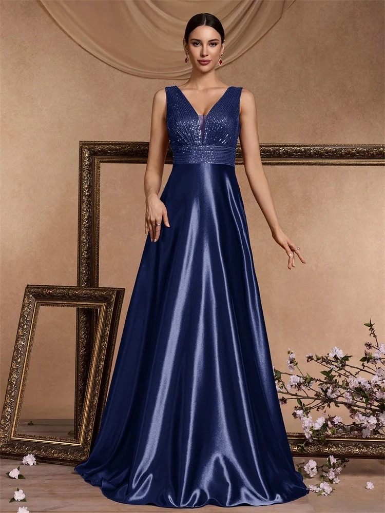 white christmas dresses Navy Blue Lace Off Shoulders Short Prom Dress with Sleeves main image 0