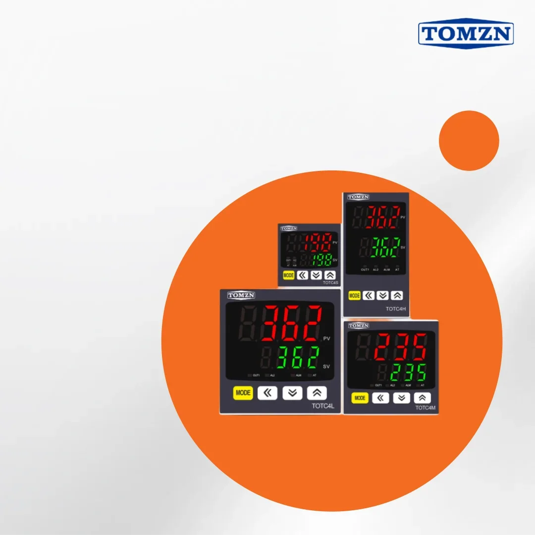 TOMZN Digital PID Temperature Controller – Universal Input Thermostat, Regulator with SSR Relay Output, 110V–230V AC