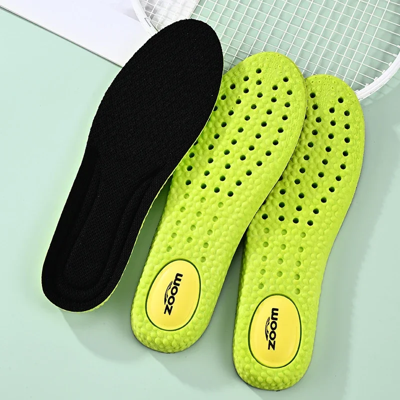 IFITNA 2 Pairs 4D Cloud Shock Absorb Sport Insole Super Soft Memory Foam Orthotic Breathable Cushion Pad Insert Anti-Fatigue