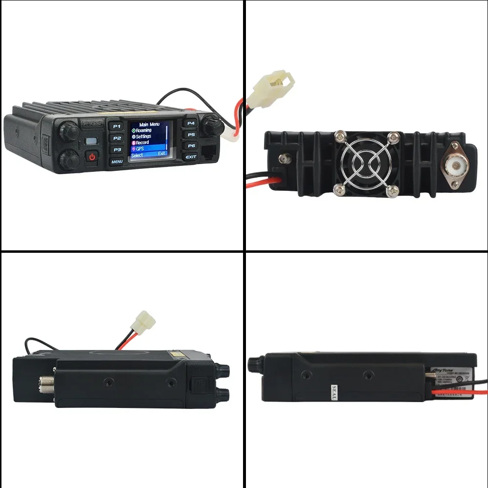 Mobile Transceiver AT-D578UV PRO dual band digital DMR GPS APRS voice record 55W car radio w/USB program cable
