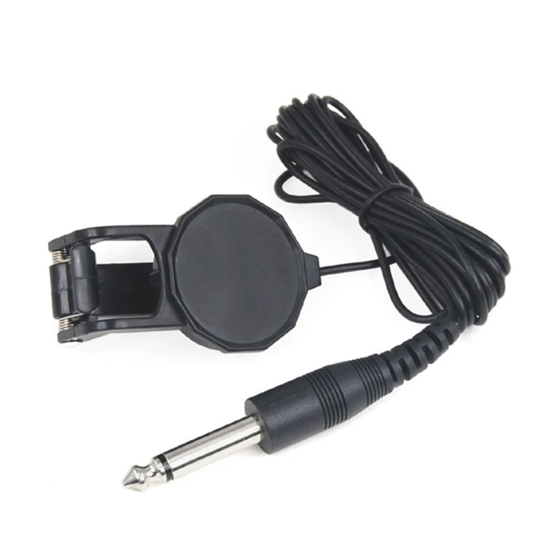 

Clip on Microphone Piezo Pickup Guitar Sound Hole Pickup with 6.35mm Sound