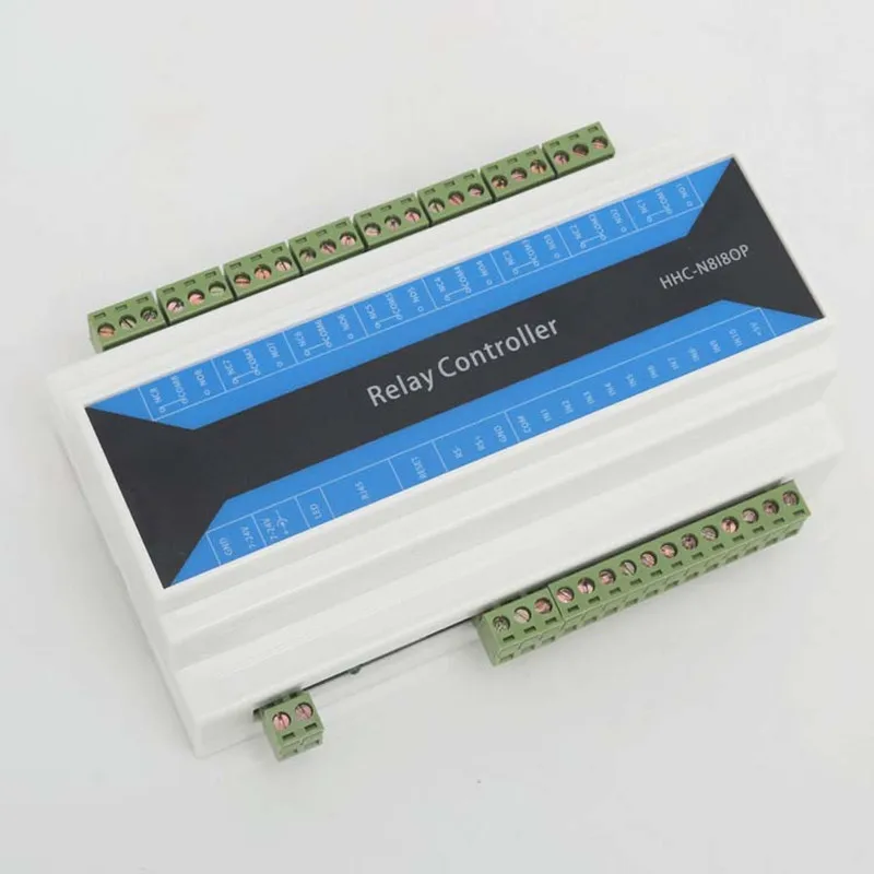 Imagem -03 - Módulo de Relé de Rede ip Ethernet Industrial Canais Dispositivo de Controle Remoto Ethernet para Rs485 Relé Biestável Modbus Tcp