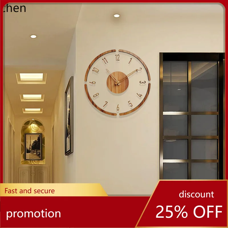 

Zml minimalist creative acrylic round wall clock - silent home clock for living room and bedroom