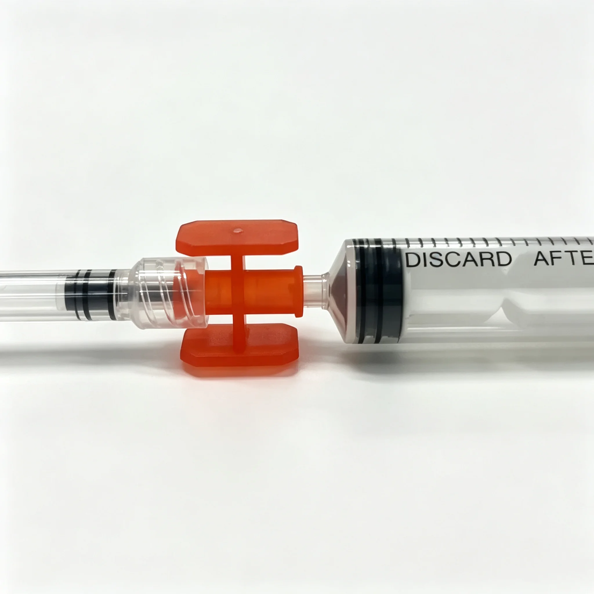 Individual Sterile Packed Red Syringe Connector Disposable Syringe Coupler Secure Connection Transfer Adapter Beauty Supplies