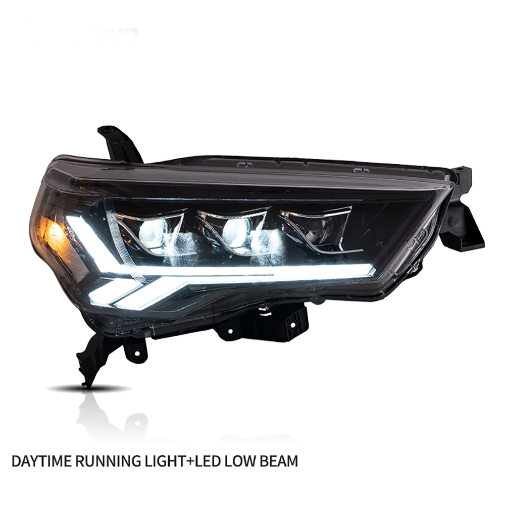 1 Pair Car Front Led Headlights Assembly Full LED Front Headlamp Lights For Toyota 4Runner 2014-2020 2021 2022 2023