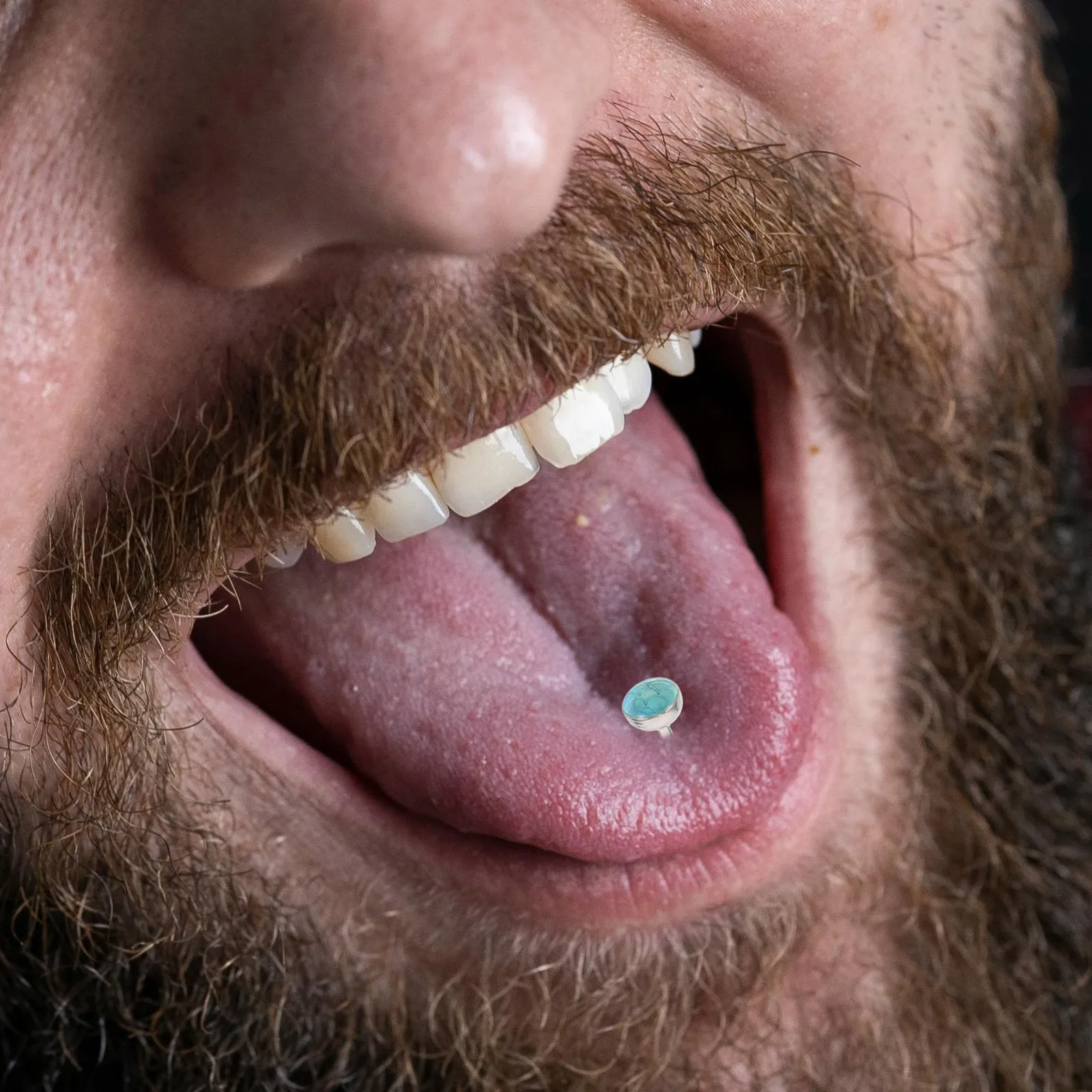 

14Pcs Mermaid Barbell Tongue Rings Fish Scale Pattern Body Piercing Jewelry Vibrant Colors Lightweight Metal Tongue Studs