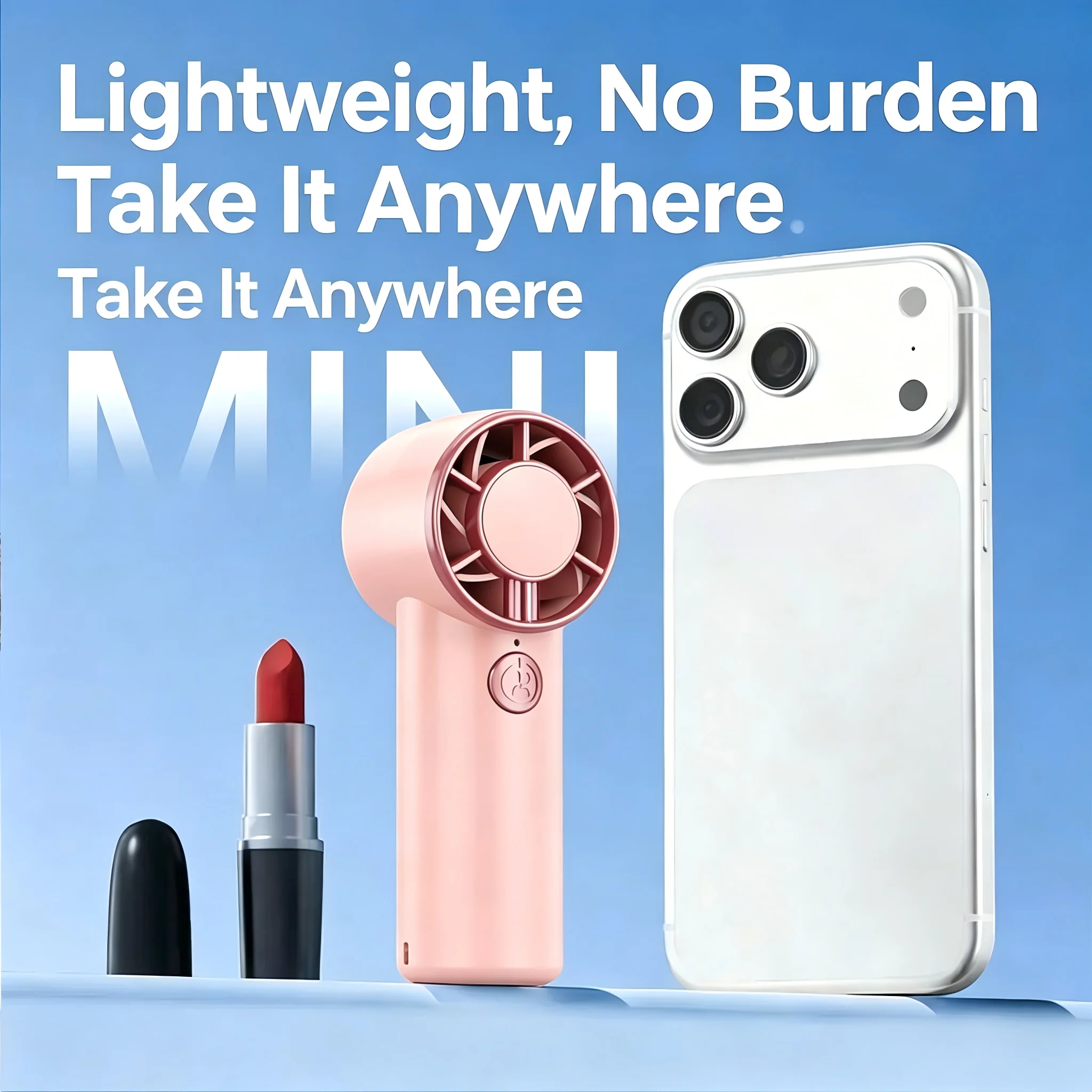 Handheld mini fan, high-speed mini pocket, small wind cannon, portable charging, small handheld fan for outdoor use