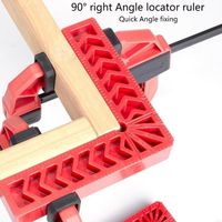 Square Right Angle Woodworking Positioning Ruler L-Shaped Auxiliary Fixture Right Angle Positioning Clamp ABS Crafted
