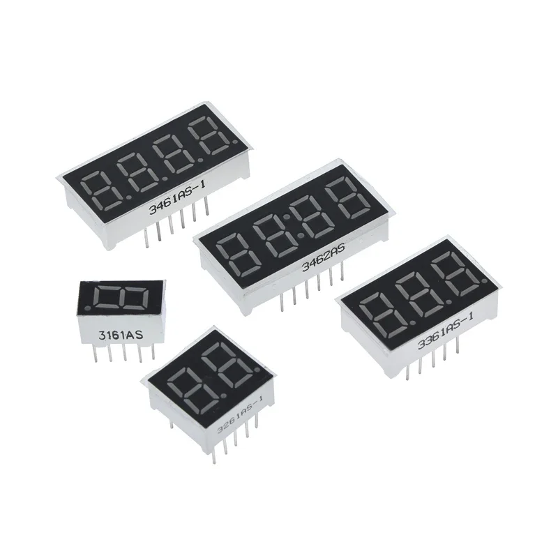 10 stücke 0.36 "0,36 Zoll digitale Röhre LED-Anzeige 1bit 2bit 3bit 4bit Anzeige gemeinsame Anode/Kathode 7 Segment LED-Anzeigetafel