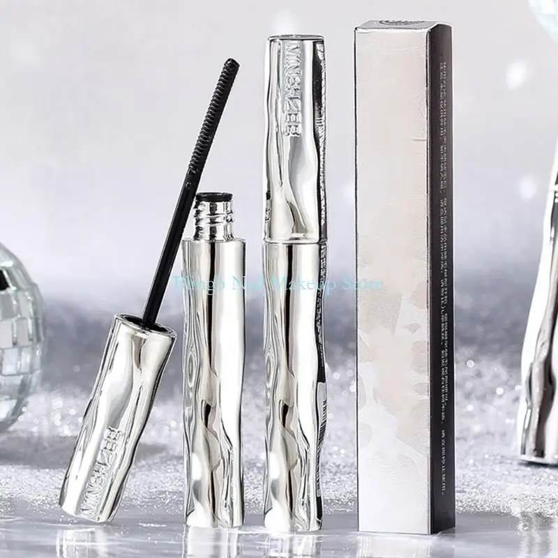 28TA Iron Wand Mascara,Metal Mascara Wand, Curling Metal Rods Mascaras Black, Waterproof Natural Length Slender Building