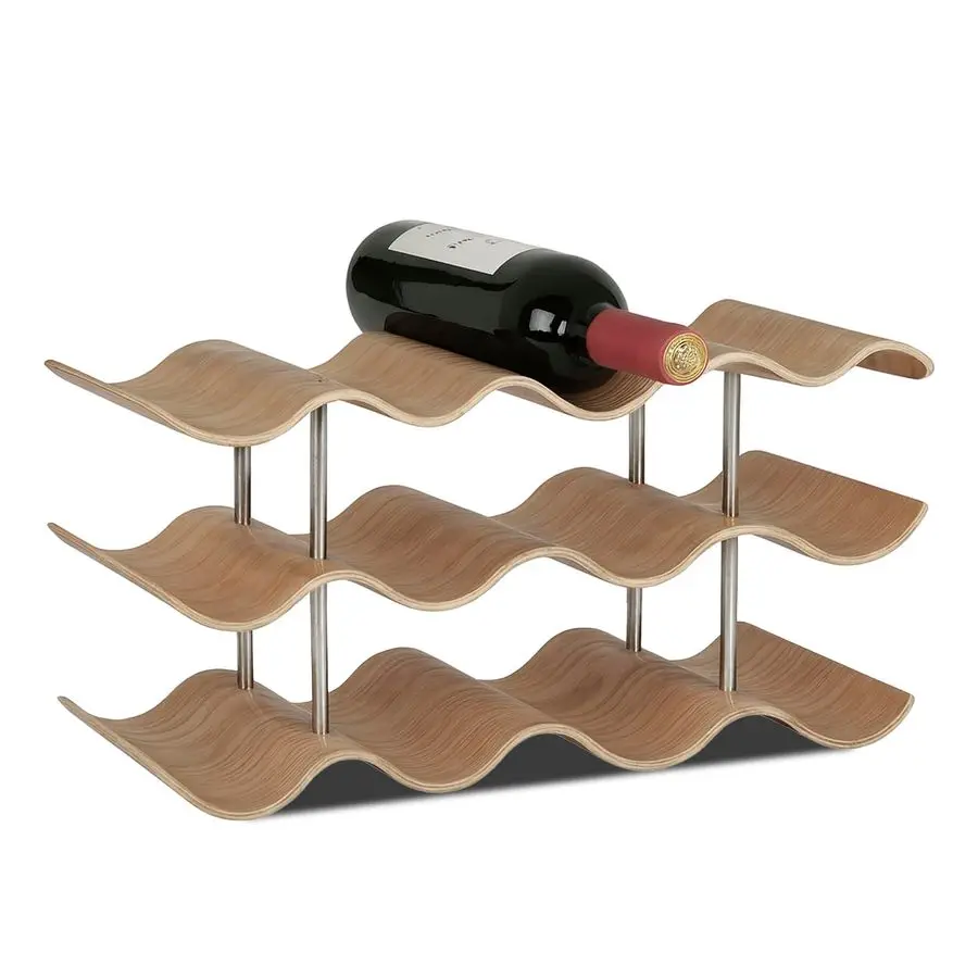 

Стойка для вина, деревянный держатель для вина на 12 бутылок, вставки для шкафа, отдельно стоящий органайзер для хранения винной полки для бара или па