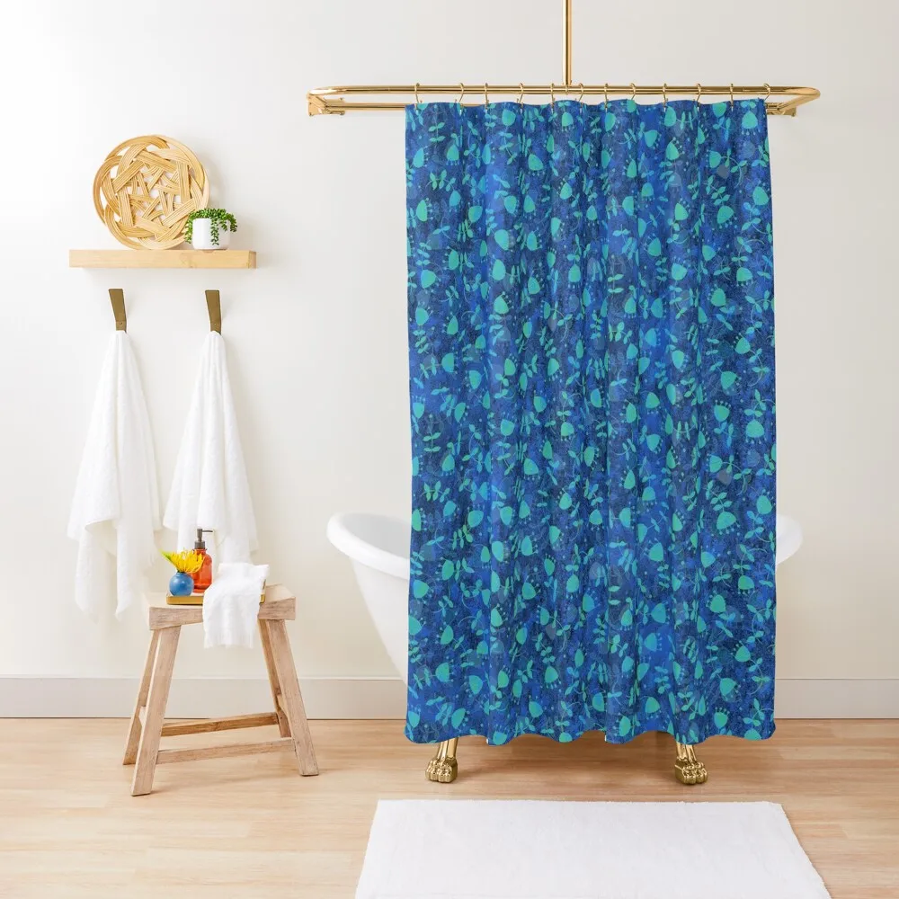 

Abstract Flower in Aqua Shower Curtain Bathroom For Shower For The Bathroom Anime Shower Curtain