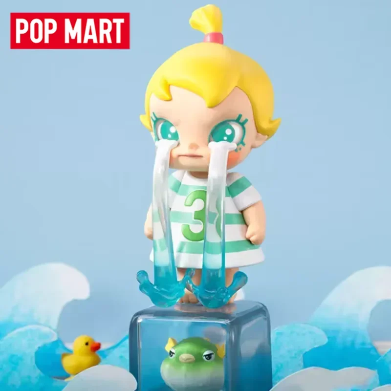 POP MART Baby Molly Quando eu tenho três! Série genuína caixa misteriosa caixa cega acho saco brinquedos boneca bonito ornamentos de mesa coleção