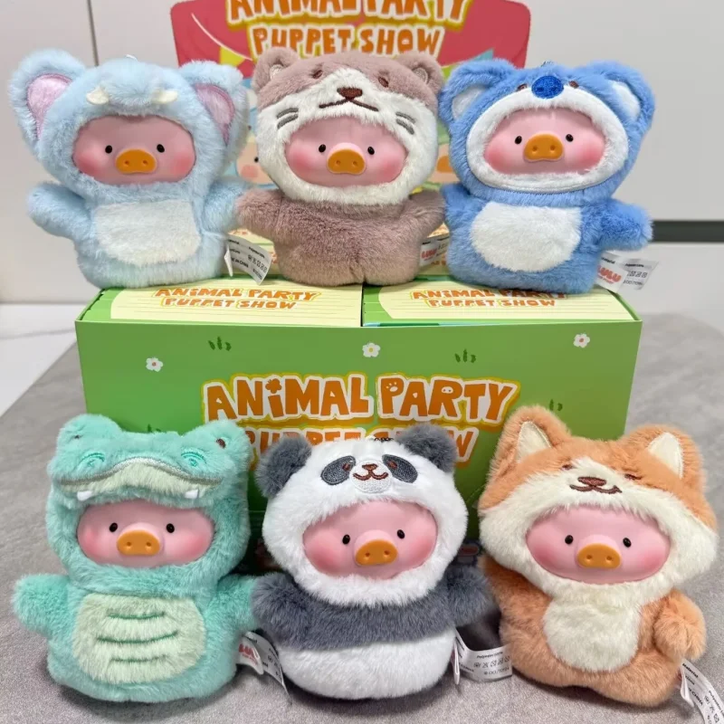 

Original Canned Lulu The Piggy Animal Party Forest Theater Series Vinyl Blind Box Cute Animal Finger Puppet Doll Girl Kid Gifts