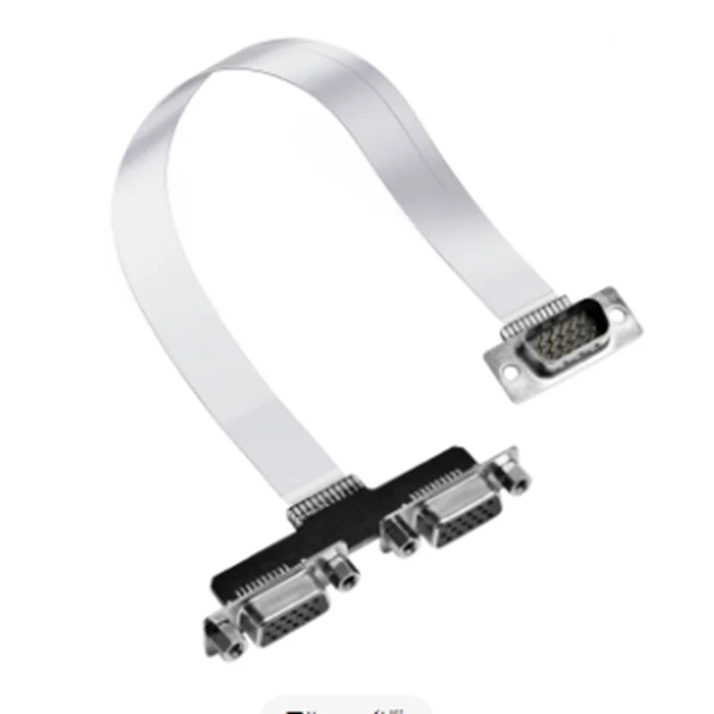 Гибкий-ультратонкий-ленточный-кабель-vga-hd-ffc-diy-штекер-гнездо-vga-угловой-разъем-90-градусов-для-подключения-компьютера-к-монитору