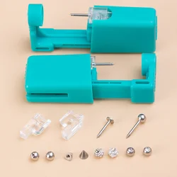 16 Gauge Disposable Sterile Lip Ear Cartilage Piercing Gun Tool Kit Includes 1pc Piercing Gun 4pcs Threaded Replacement Balls