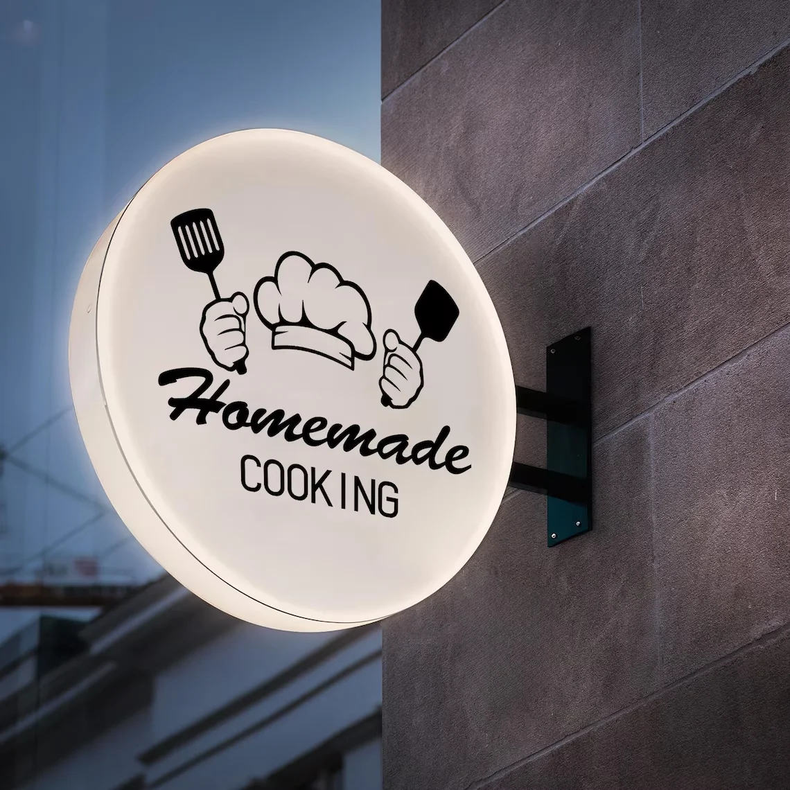 Custom Business LED Light Box Signboard Shop Signage Street Led Light Sign Acrylic Light Box Outdoor Wall Hanging Light Box