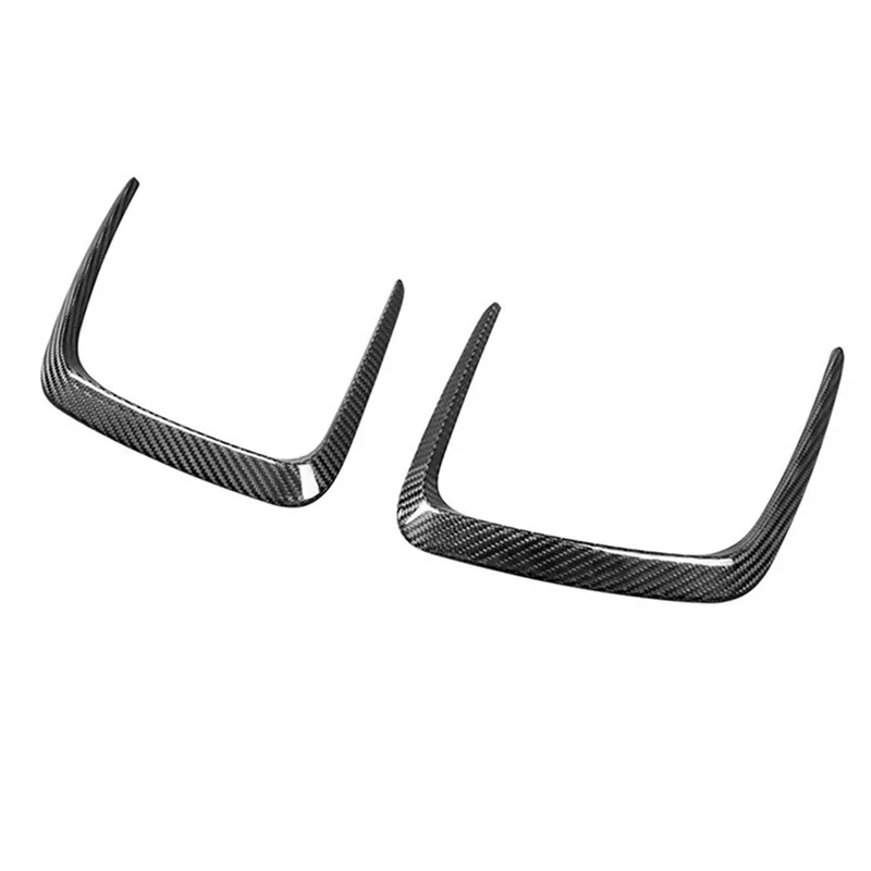 

Reliable-For BMW M3 G80 G82 2020+ Car Accessories Real Carbon Fiber Engine Hood Fins Splitter Air Vent Decoration Dry CF