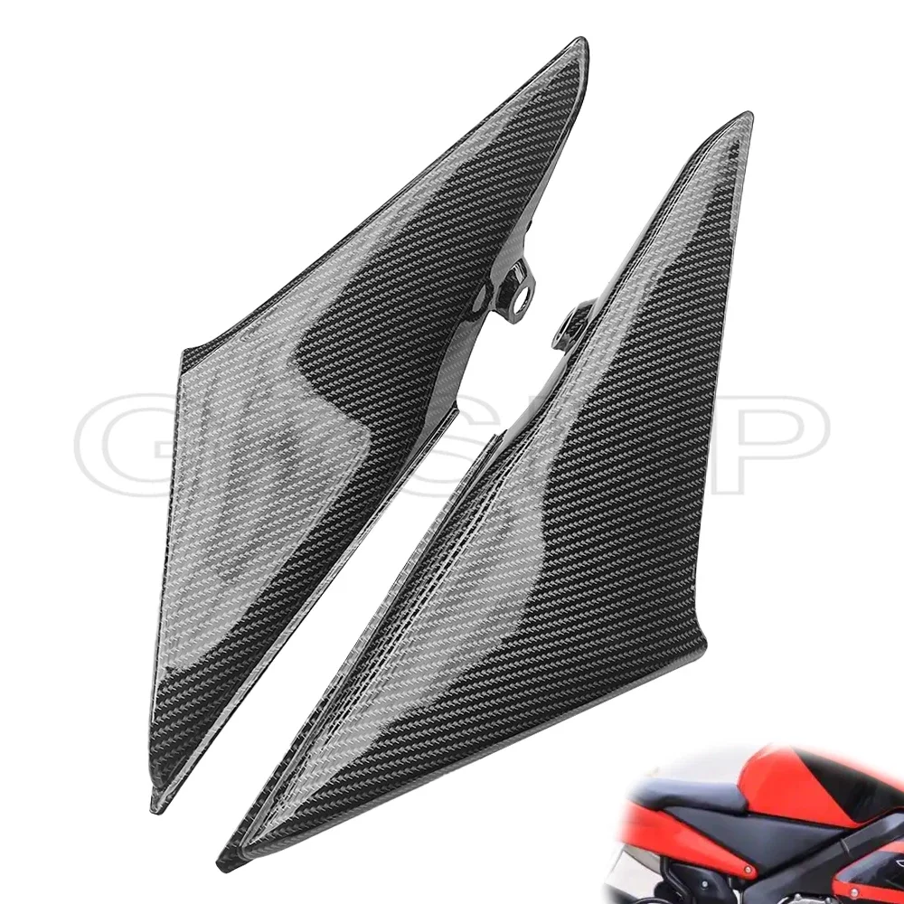 Motorcycle Carbon Fiber Pattern Gas Tank Side Panel Cover Fairing fit For Honda CBR600RR CBR600 RR CBR 600 RR F5 03 04 2003 2004