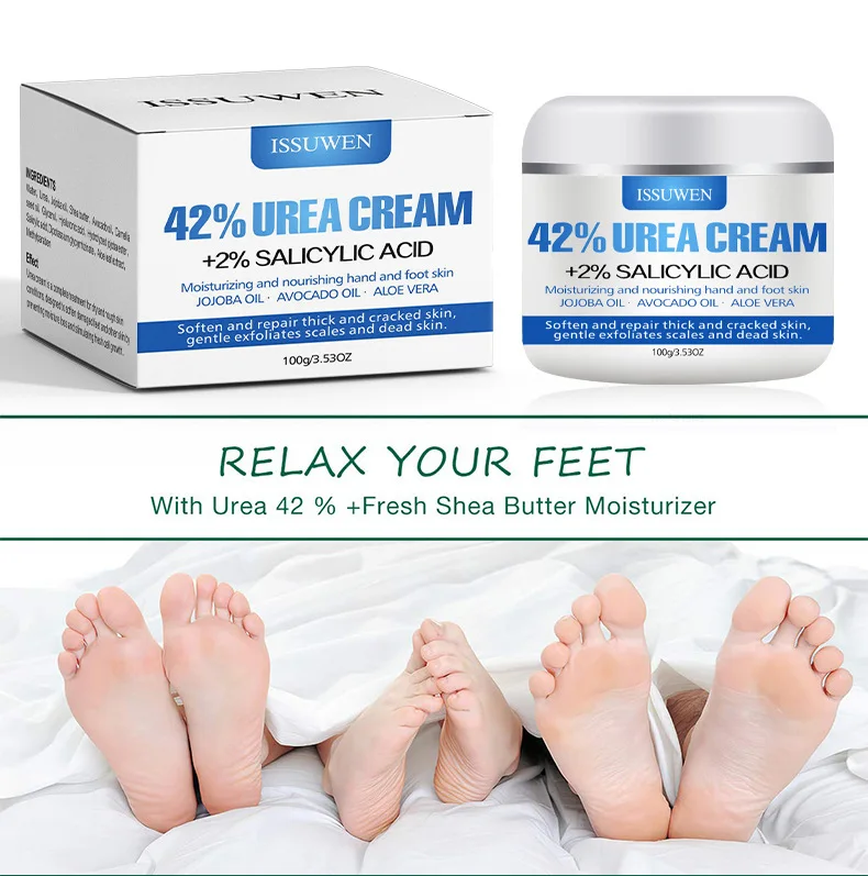 Urea cream  anti-cracking Repair drying moisturizing hand and foot cream Skin care 100g