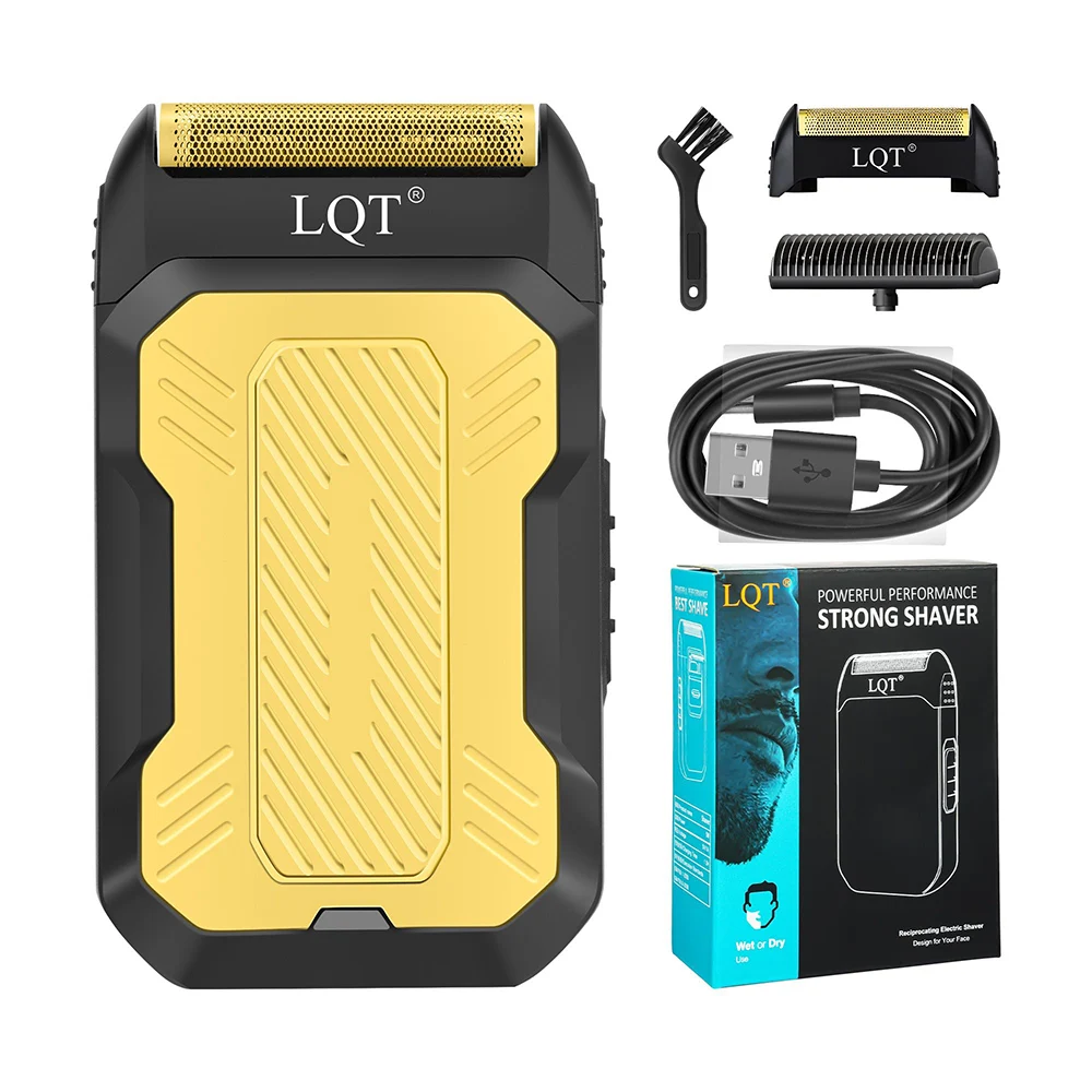 Electric Beard Shaver For Man Sideburns Trimmer Razor With Classical Design Rechargeable Lithium Battery With USB Charger