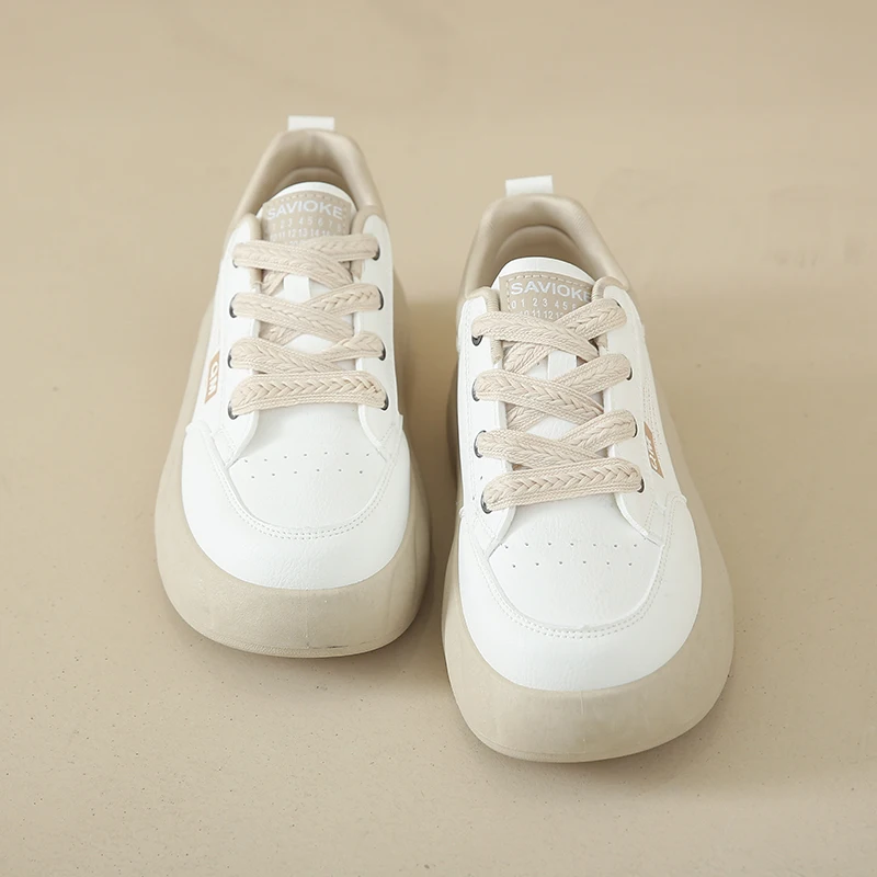 White Shoes, Soft Soles, Versatile Heightening Casual Sports Shoes, Non-Slip Sports Shoes for Women