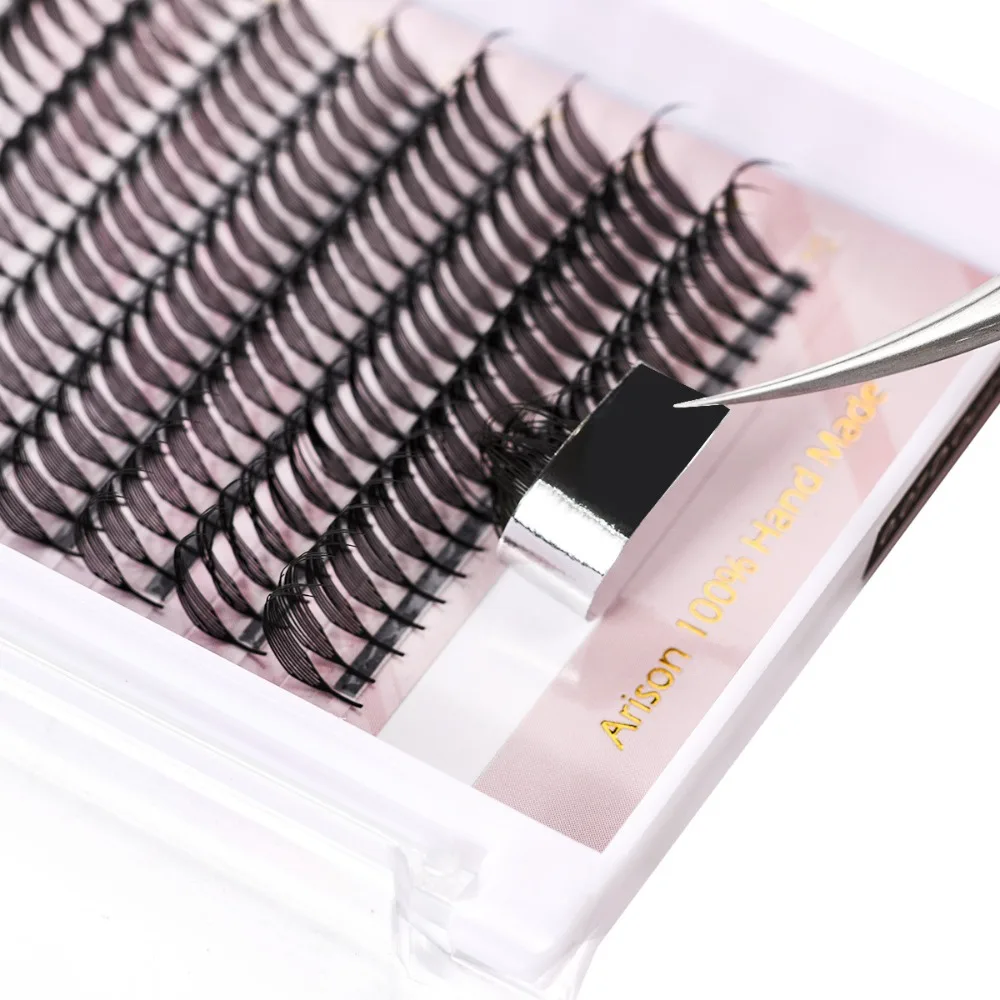 Torre de folha segmentada cílios postiços folha torre ponta 8-15mix individual cluster cílios longa duração diy extensões de cílios
