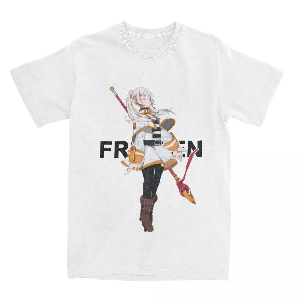 Frieren Beyond Journey's End for Men Women T Shirt Casual Tee Shirt Short Sleeve Crew Neck T-Shirts Cotton New Arrival Tops