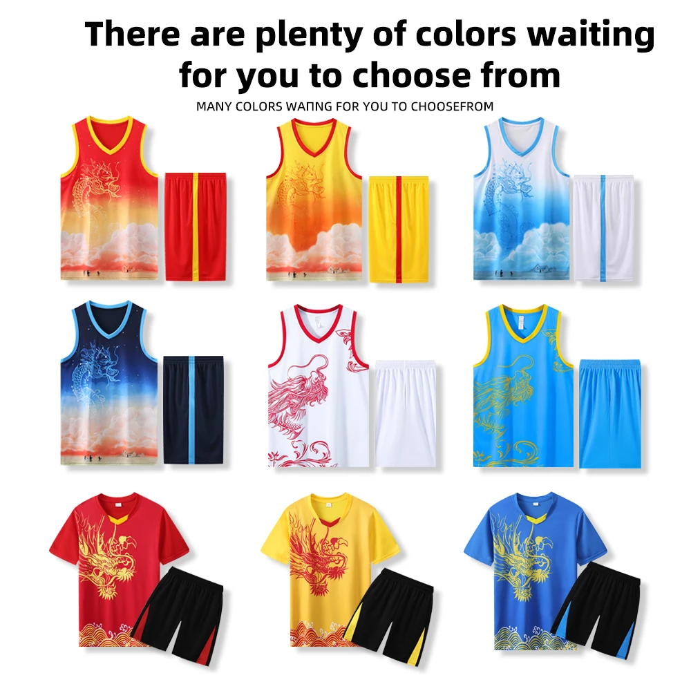 

Adult Basketball Jersey Customize Quick-drying Training Uniform Shirts Men Sportswear Kits Women Tracksuit Sport Suit Clothing