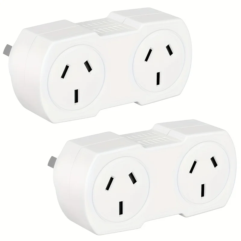 2Pcs Au Plug Socket…