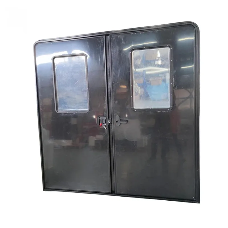 

Most Popular Aluminum Alloy Material Doors Open On Both Sides With Black Or White Color With Customized Sizes