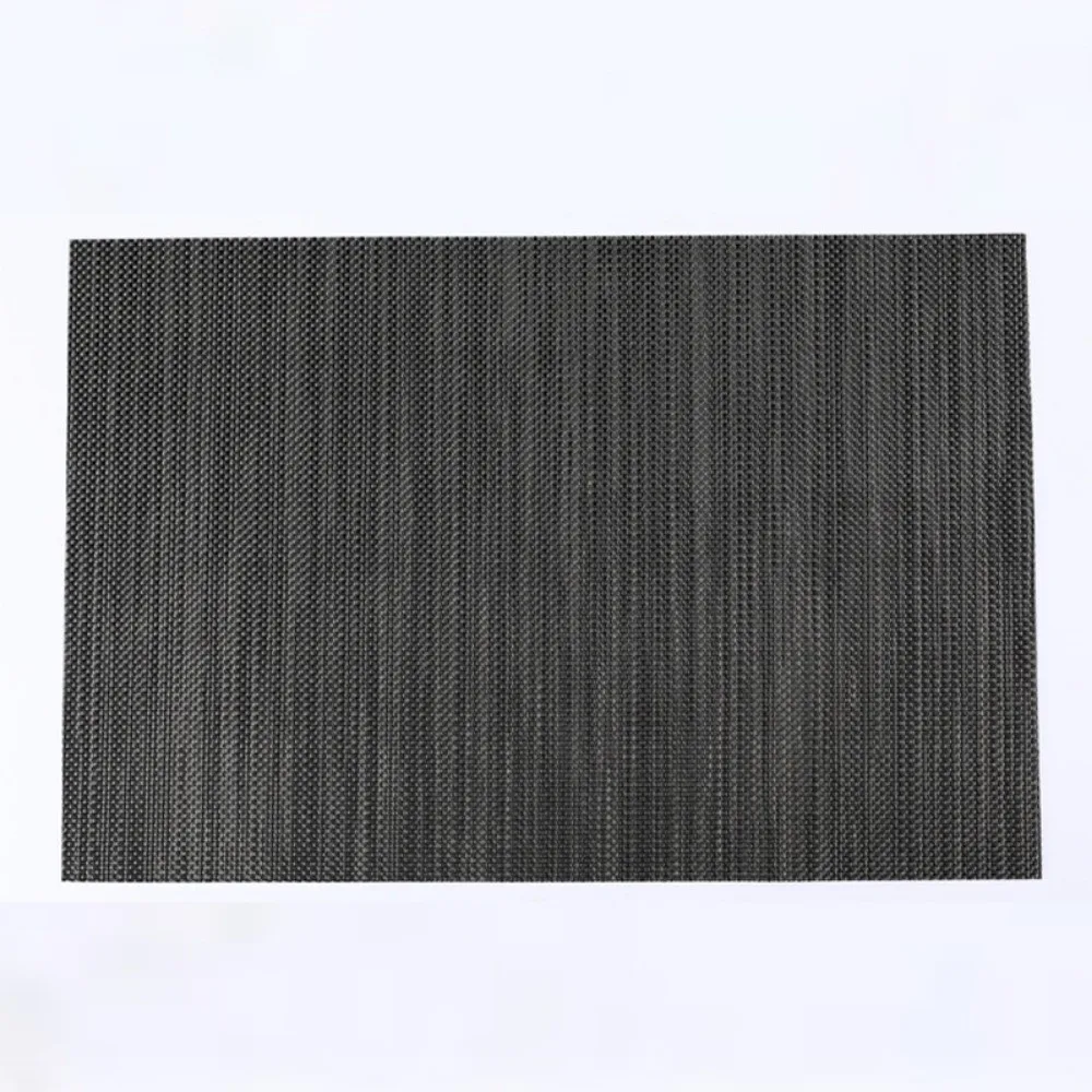 New Washable Woven Table Mats Solid Color Heat Resistant Western Food Mats Durable Insulating Fabric Coaster Kitchen