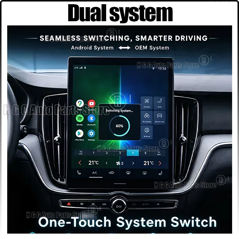 mz Android13 Carplay Auto Car Radio Multimedia Player For Volvo XC90/XC60/XC40/S90/S60/V90/V60 2018-2026 Autoradio Qualcomm 6125 view 3