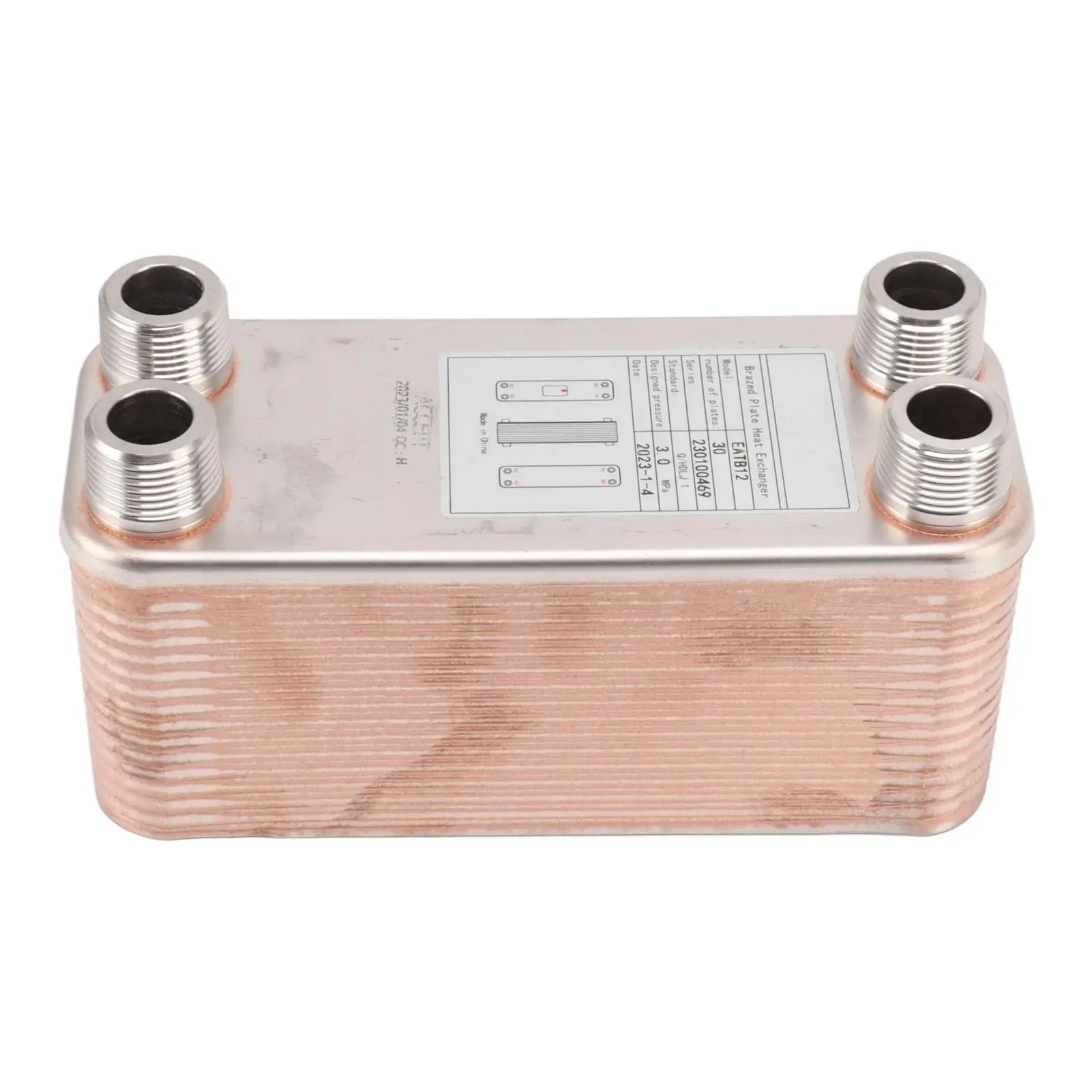 

Professional Stainless Steel Brazed Heat Exchanger for beer Wort Water