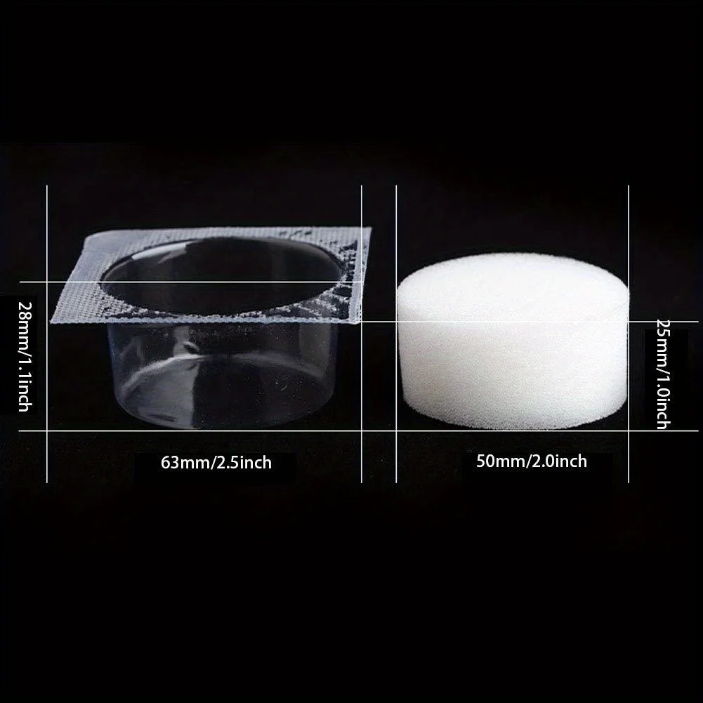 Single Pack Tattoo Tip Cleansing Foam Cup Disposable Sanitary Tattoo Needle Cleaning Sponge Prevent Ink Cross Contamination