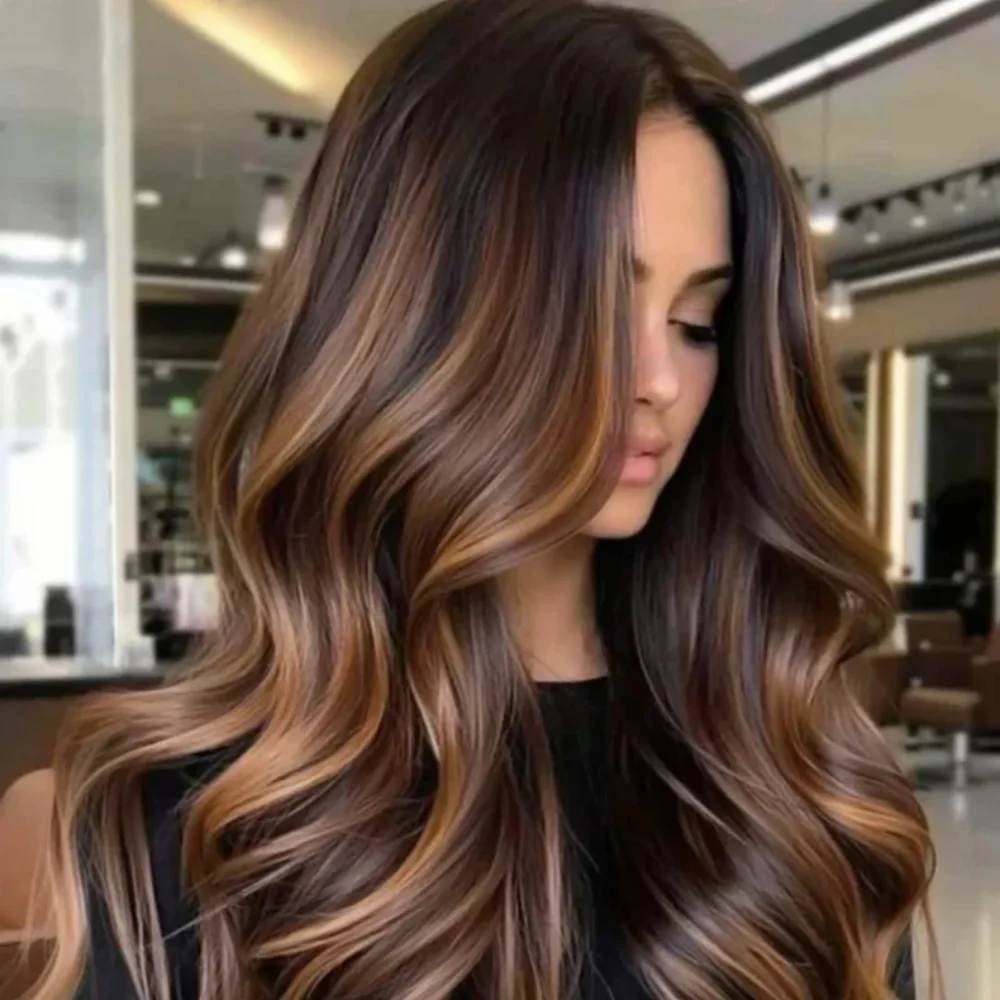 

18inch Highlight Blonde Body Wave Human Hair Wig 5x5 Lace Frontal 100% Remi Texture Soft Pre-Plucked with Baby Hair 150 Density
